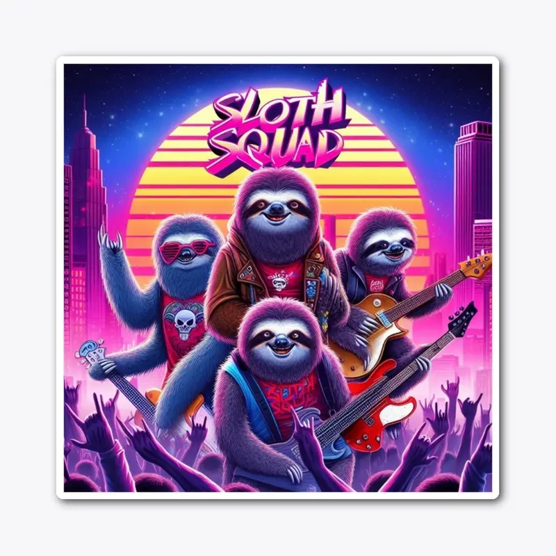 The Sloth Squad Sticker