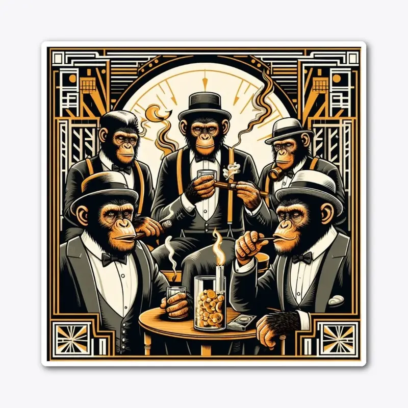 1920s Gangster Monkeys